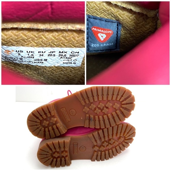 TIMBERLAND 6 inch Premium Waterproof Primalor 200-Gram Lace Up Boot in Pink - Picture 12 of 13